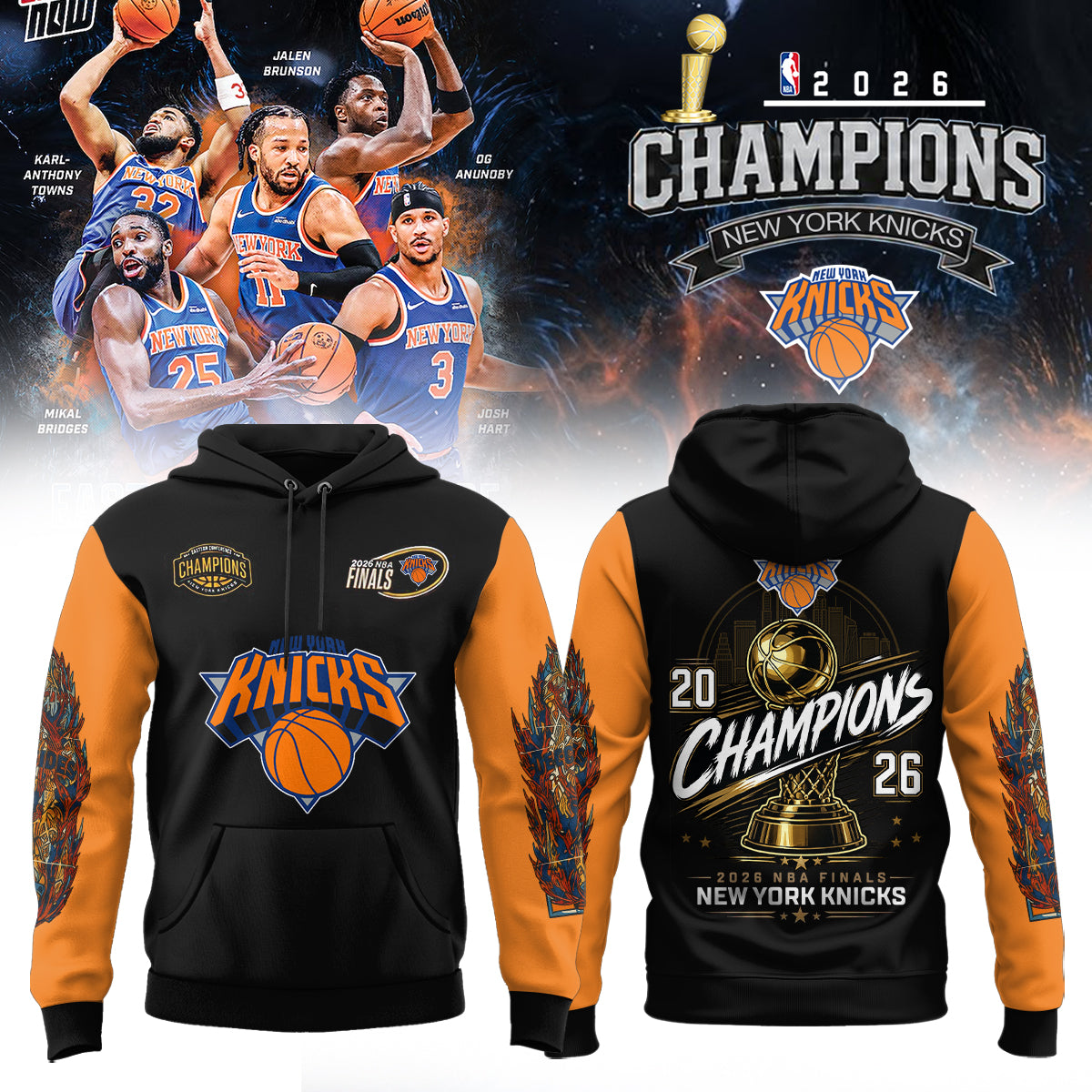 New York Knicks Champions hoodie