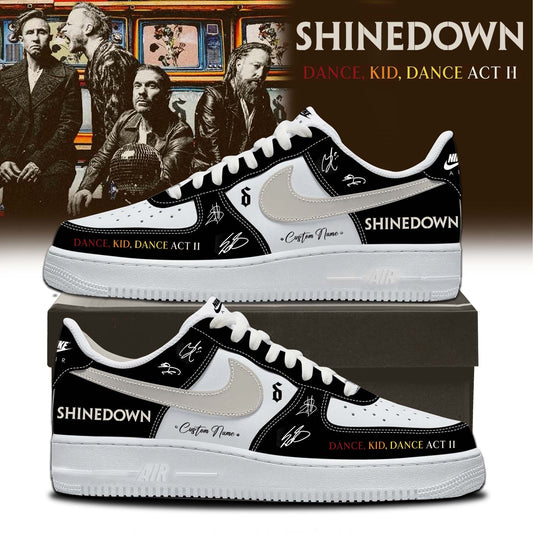 SHINEDOWN “Dance Kid Dance Act II World Tour” 2026 Signed – Shoes 1-2
