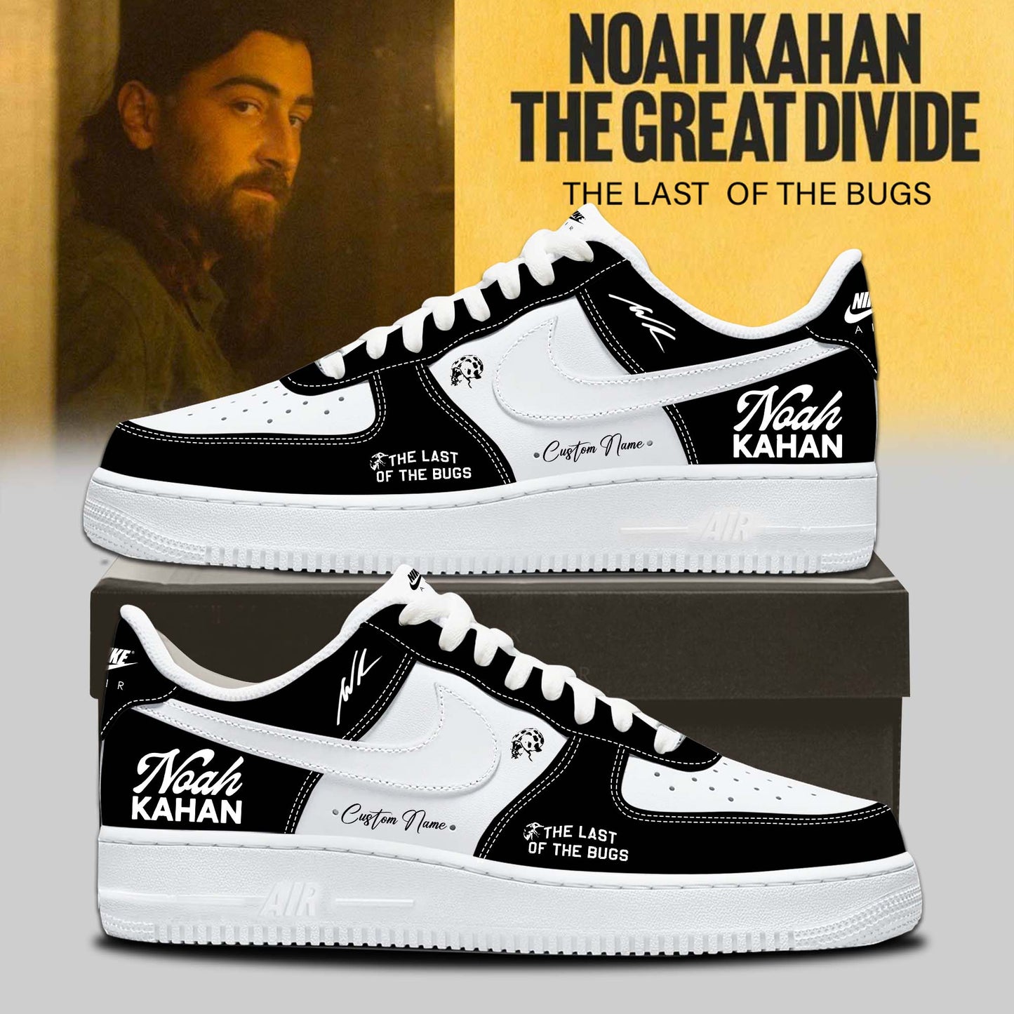 Noah Kahan “The Great Divide: The Last Of The Bugs” Album 2026 Limited Edition Signature – Shoes 3