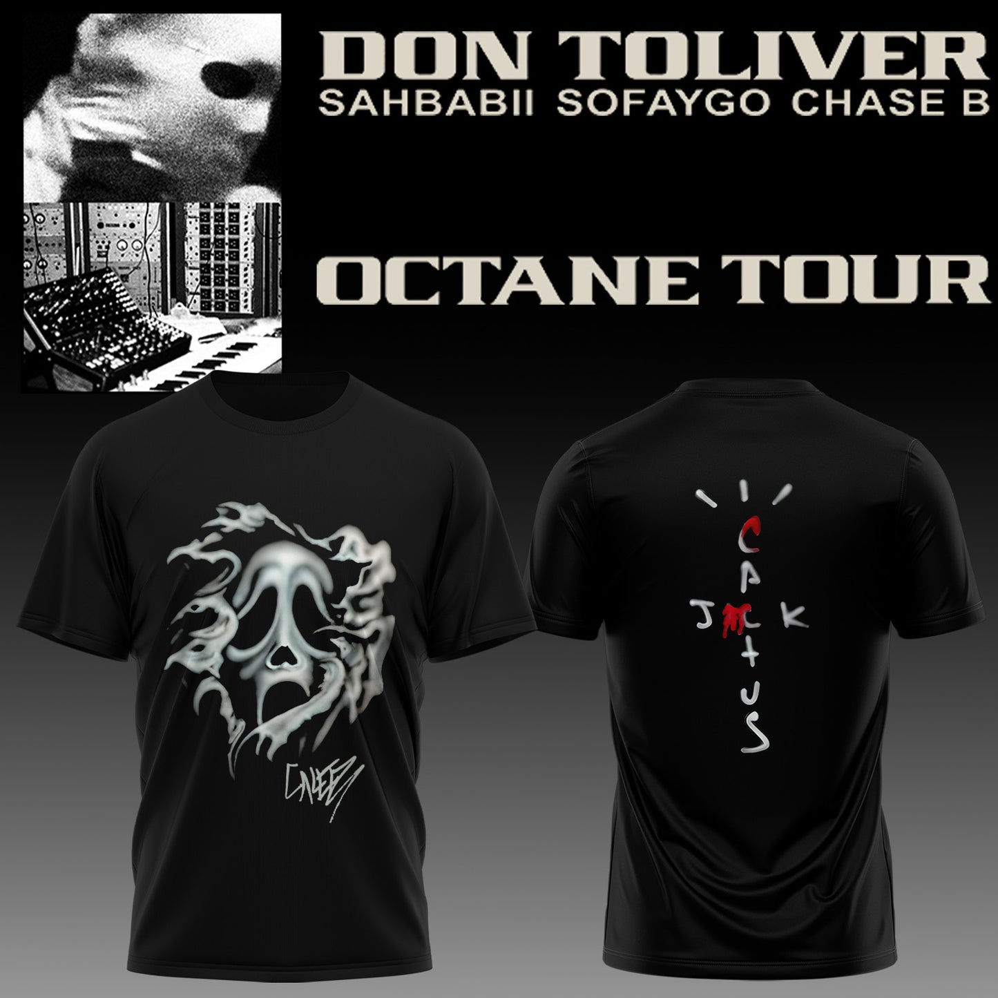 Don Toliver Octane Tour signed Tshirt