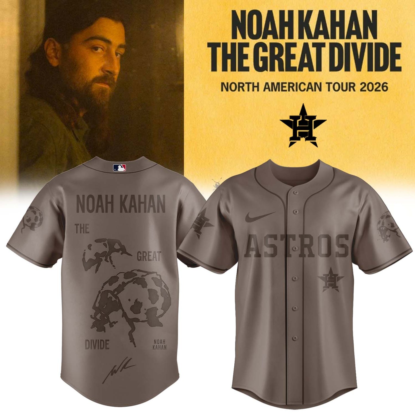,,MLB X Noah Kahan The Great Divide Tour Limited Edition Signature – Jersey 3