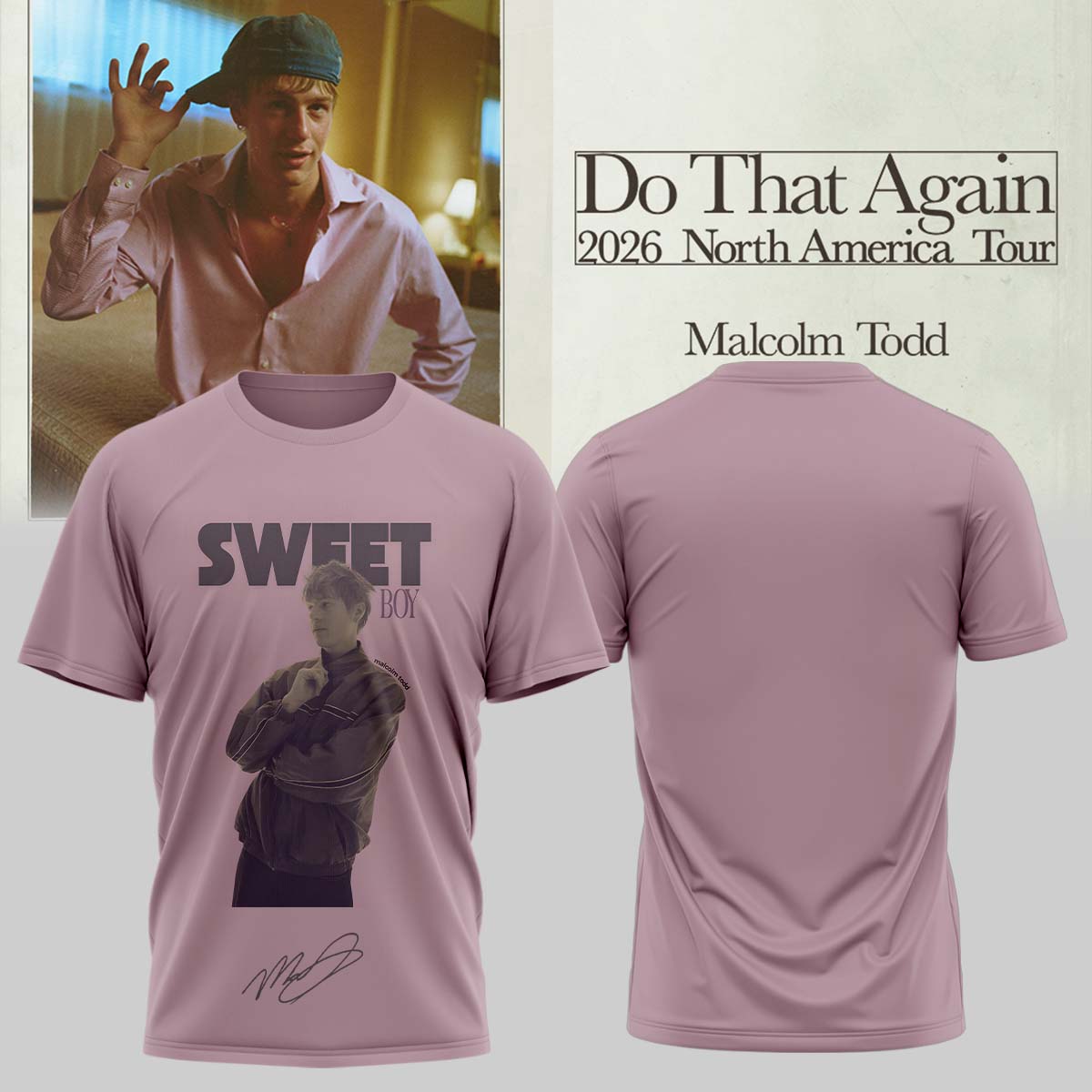 Malcolm Todd Do That Again Tour TShirt