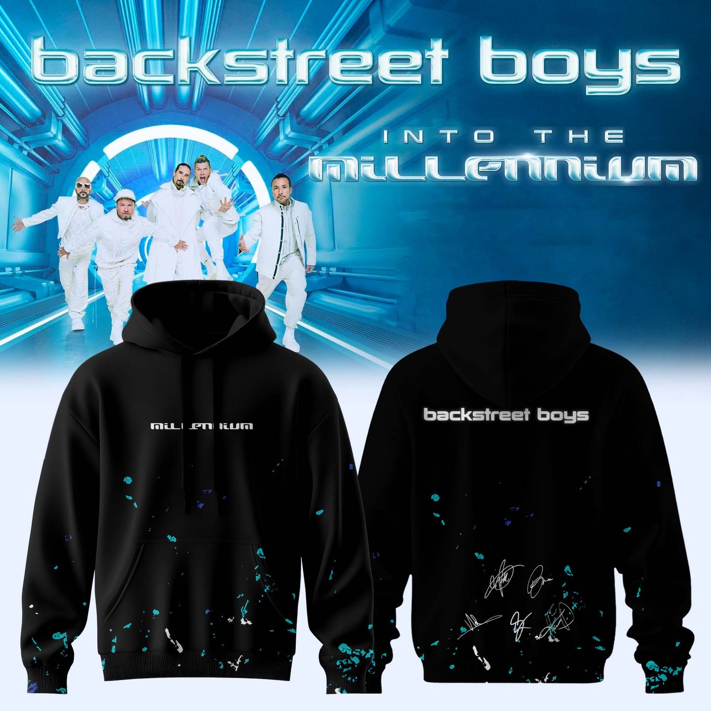 ,,Backstreet Boys ”Into The Millennium” Limited Edition Signature – Hoodie