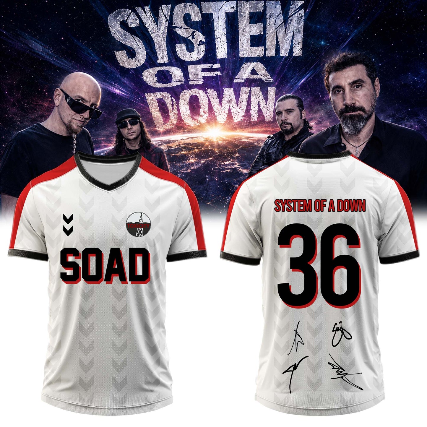 System of a Down “Europe / UK Stadium Tour 2026” Signature Limited Edition – Jersey