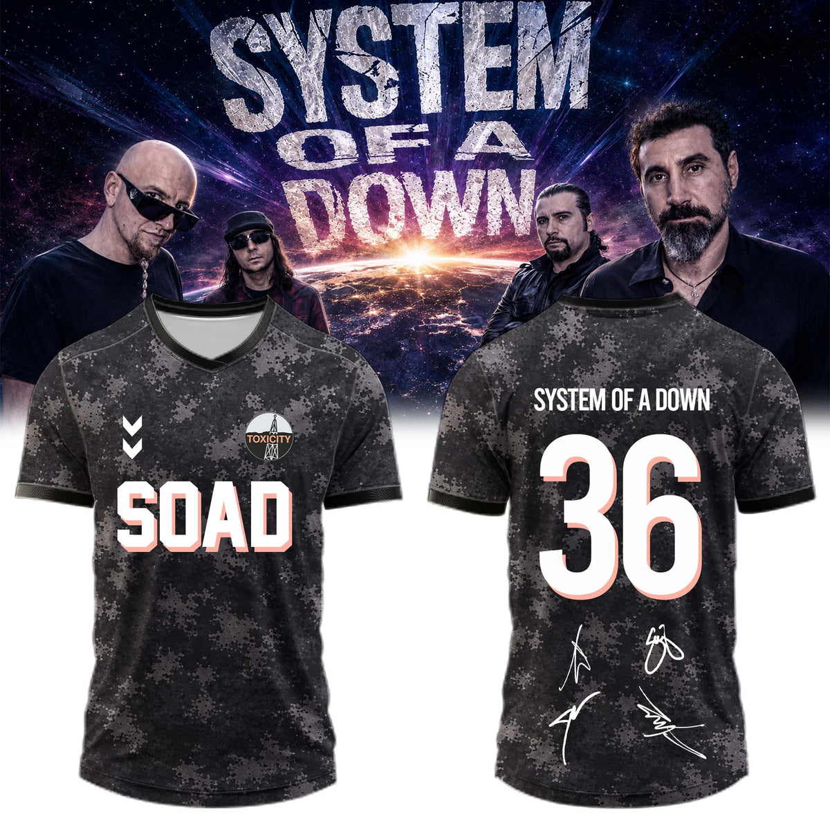 System of a Down “Europe / UK Stadium Tour 2026” Signature Limited Edition – Jersey