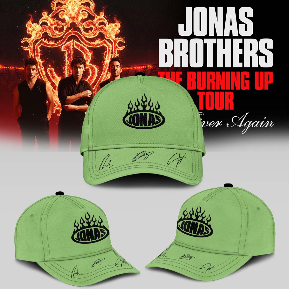 Jonas Brothers The Burning Up Tour Sweatshirt