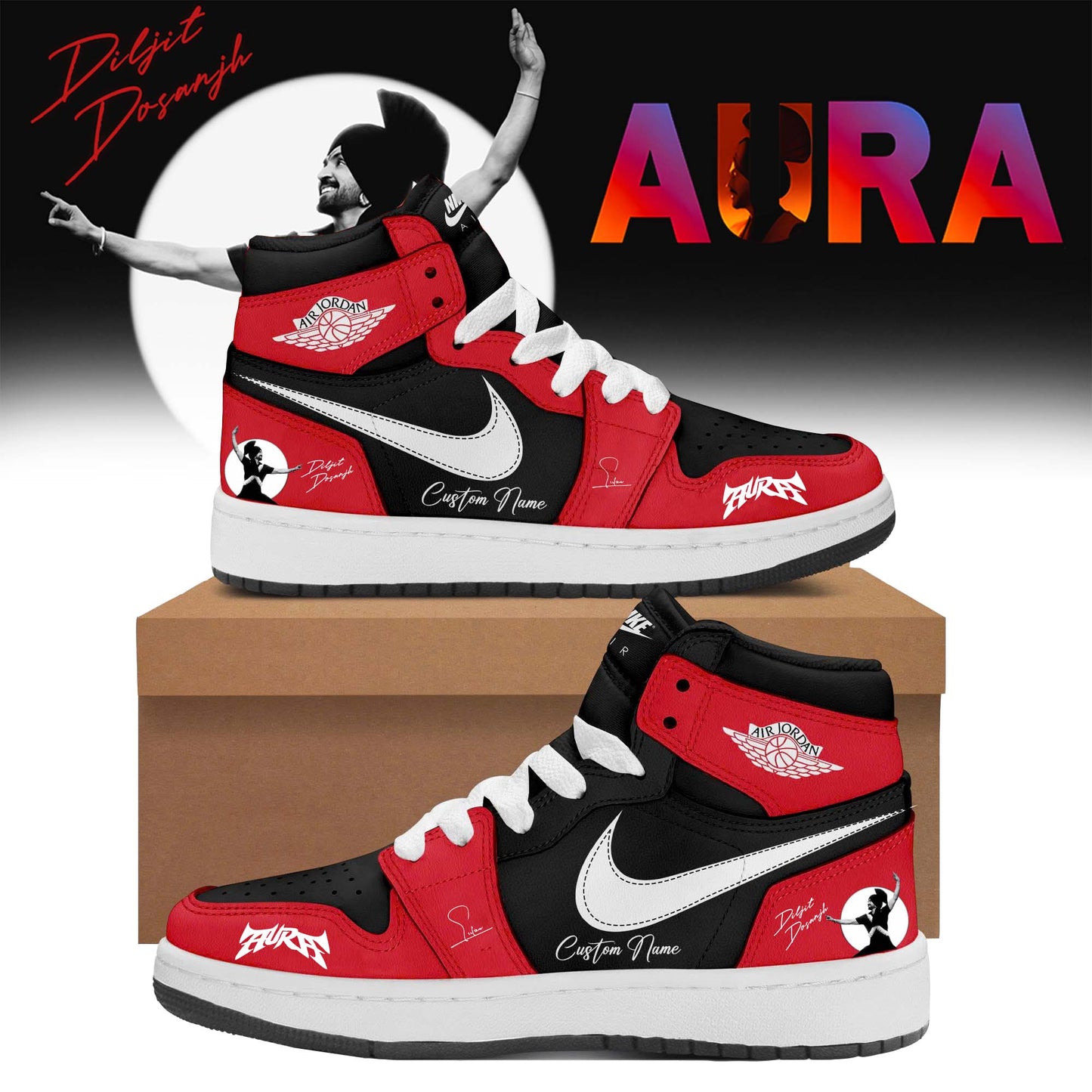 Diljit Dosanjh ”AURA World Tour” Shoes 5