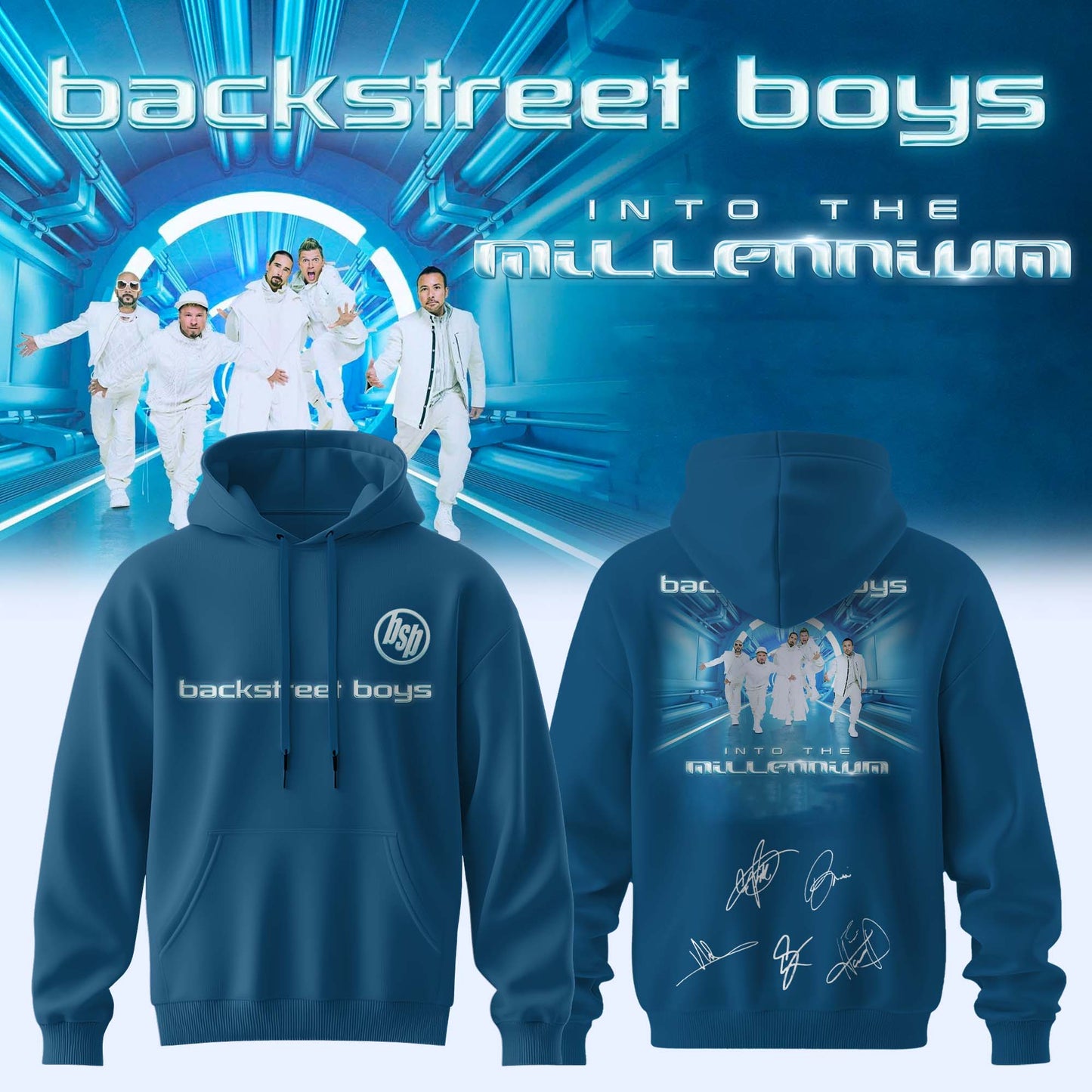 ,.Backstreet Boys ”Into The Millennium” Limited Edition Signature – Hoodie