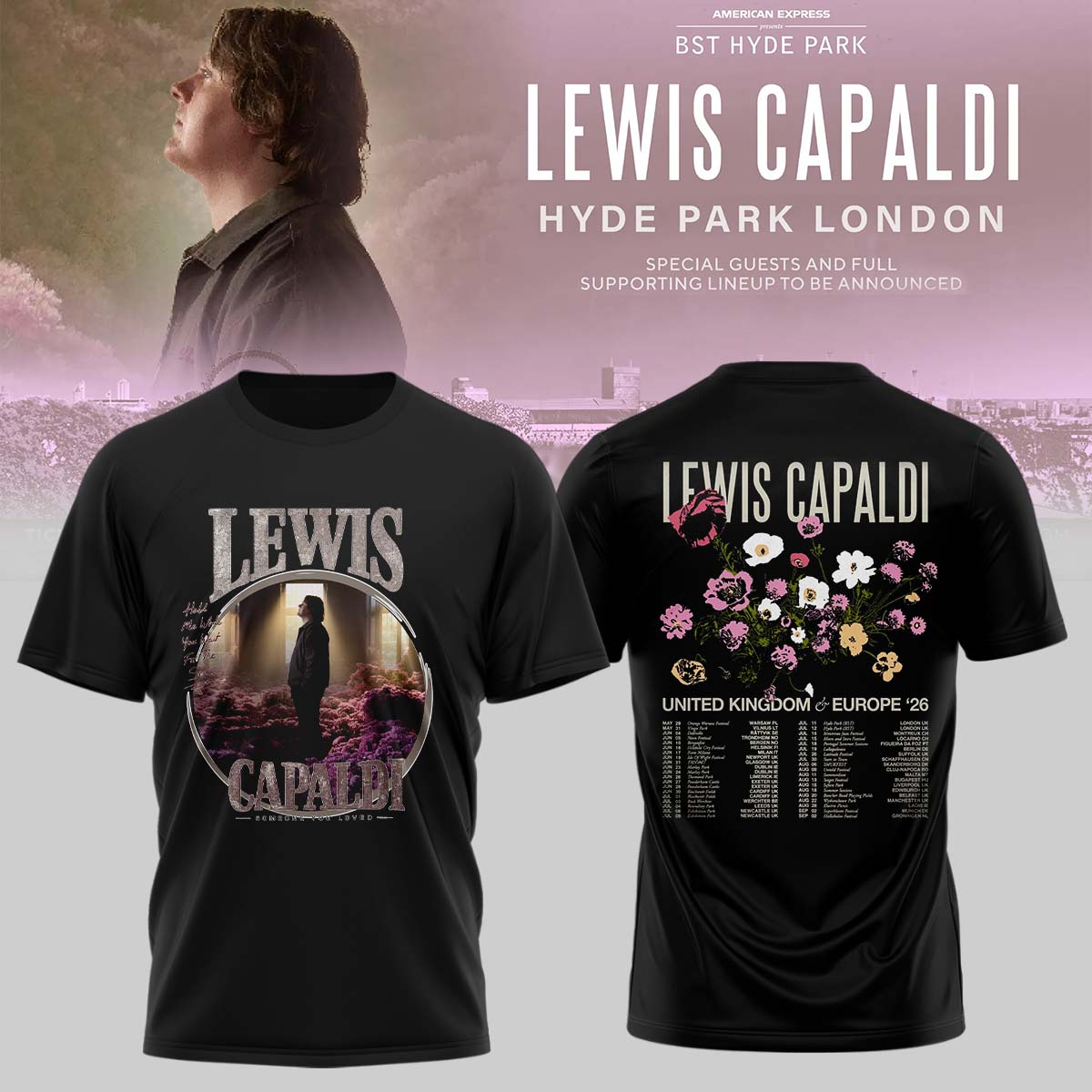 Lewis Capaldi Tour 2026 – Tshirt5