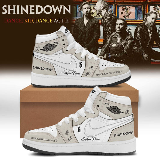 ,,SHINEDOWN “Dance Kid Dance Act II World Tour” 2026 Signed – Shoes 1-1