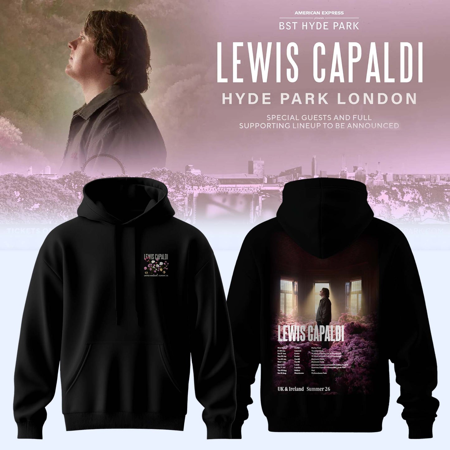 Lewis Capaldi Tour 2026 – Hoodie2
