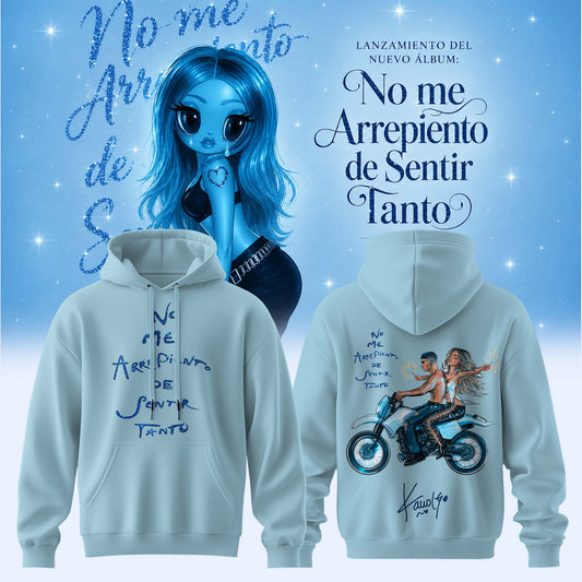 _.KaRol G Album “NO ME ARREPIENTO DE SENTIR TANTO” .Limited Edition Signature Hoodie