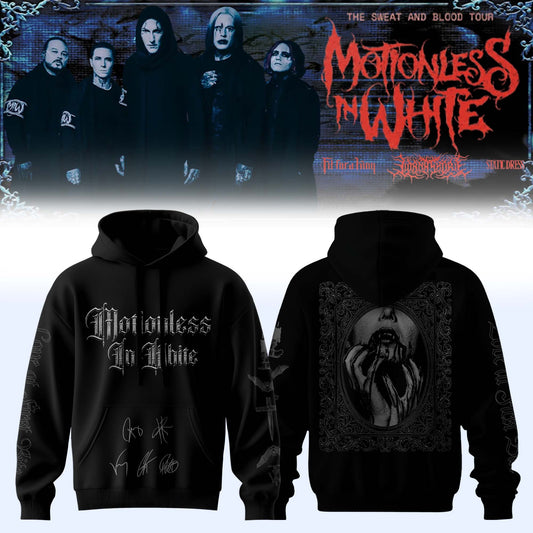 Motionless In White Signed Decades Hoodie