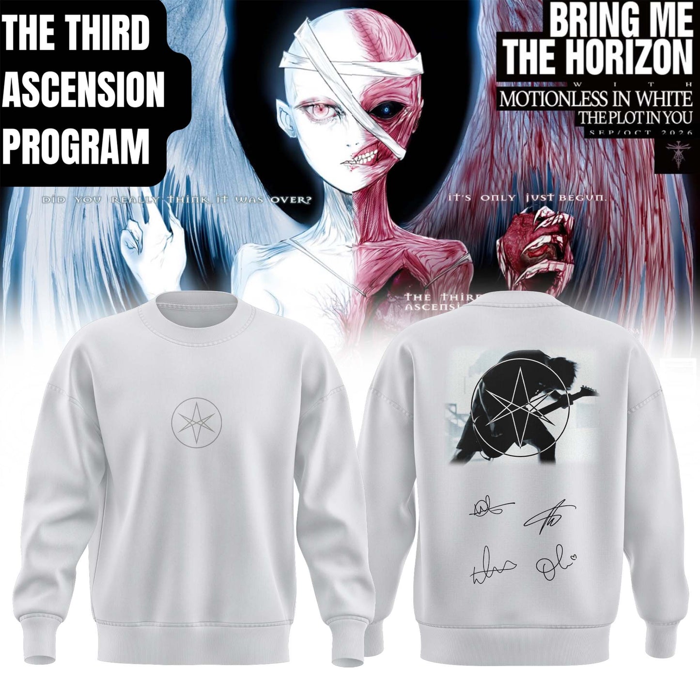 Bring Me The Horizon “The Third Ascension Program 2026” Signature Limited Edition – Sweatshirt