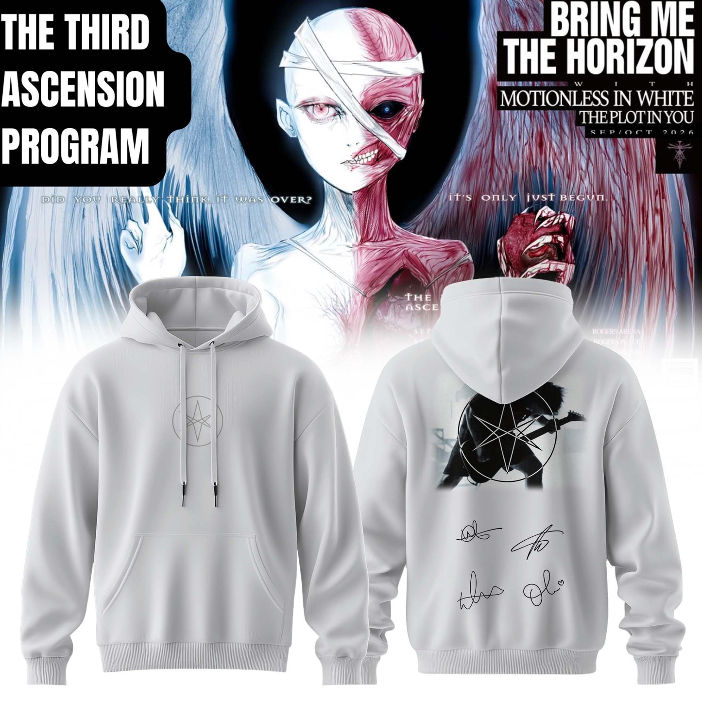 ,Bring Me The Horizon “The Third Ascension Program 2026” Signature Limited Edition – Hoodie