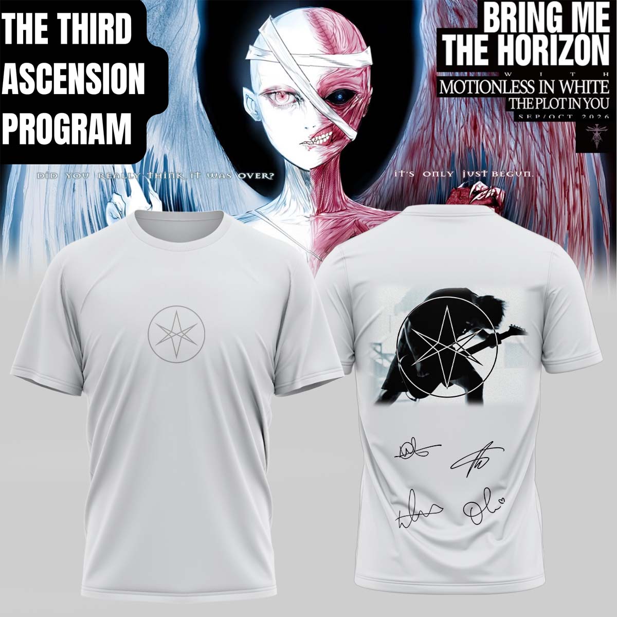 Bring Me The Horizon “The Third Ascension Program 2026” Signature Limited Edition – Tshirt