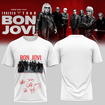 BON JOVI “Forever Tour” Signature Collection Limited Edition – Tshirt