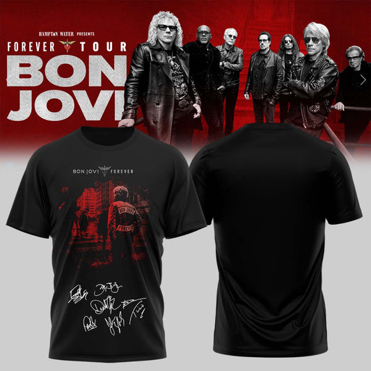 BON JOVI “Forever Tour” Signature Collection Limited Edition – T-shirt