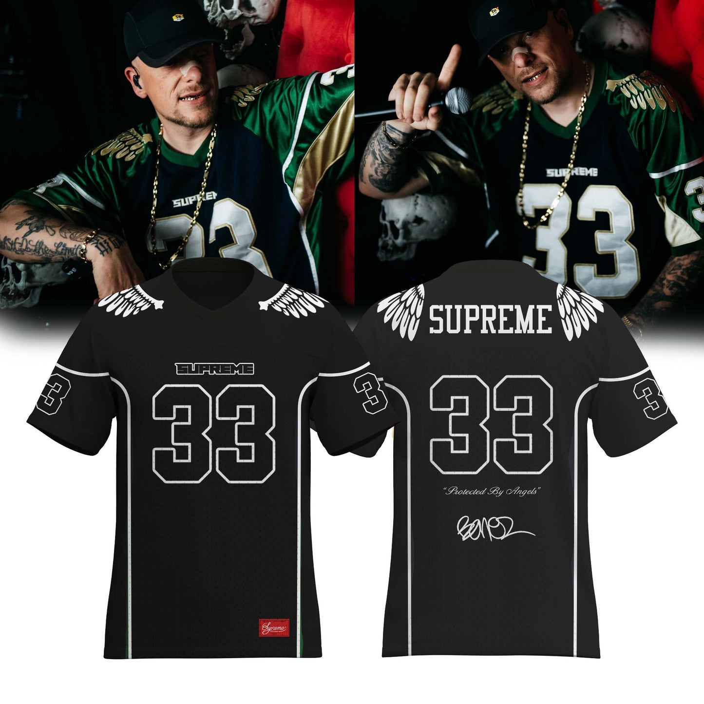 ,Bonez MC Limited Supreme signed Jersey