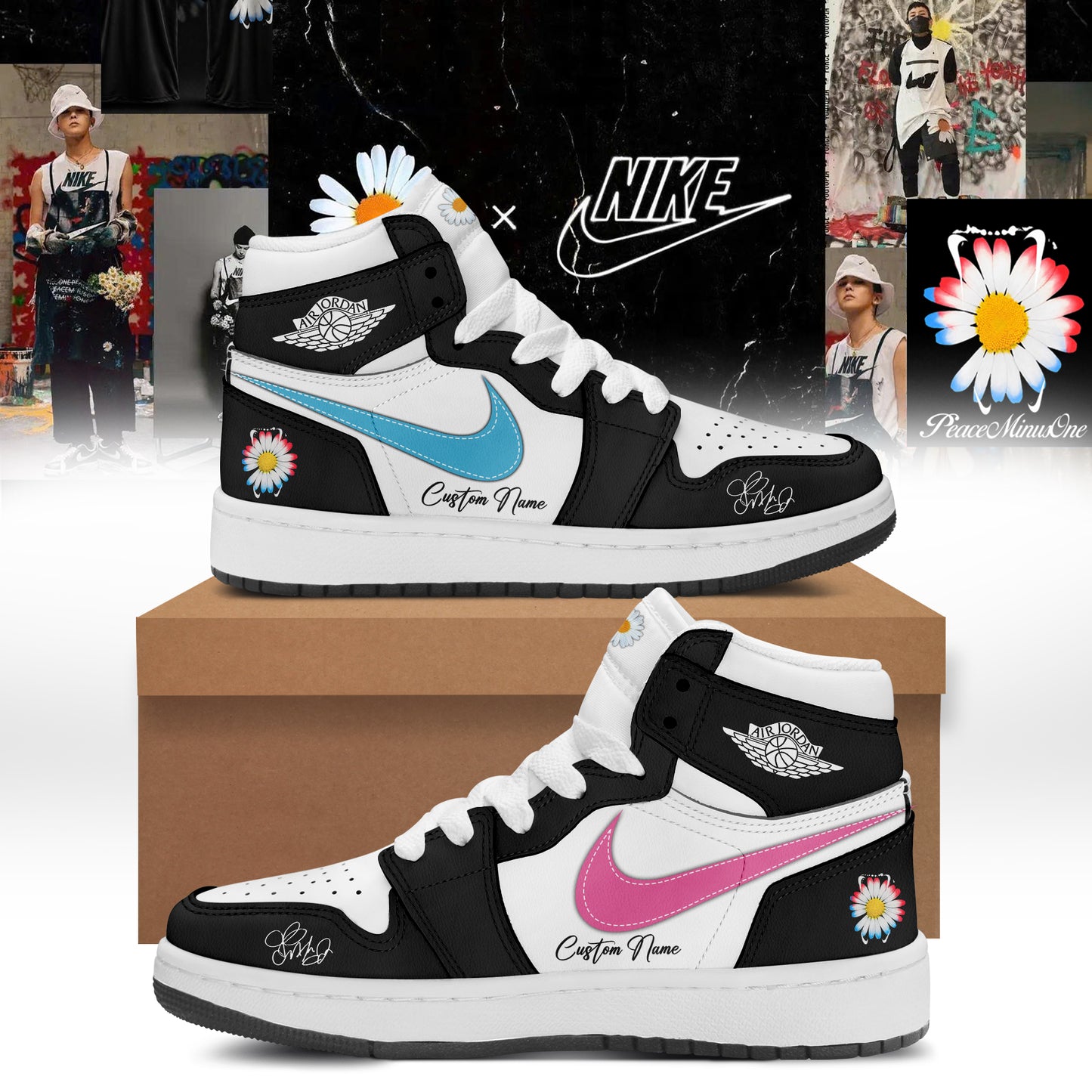 G-Dragon’s PEACEMINUSONE x Nike Shoes 1