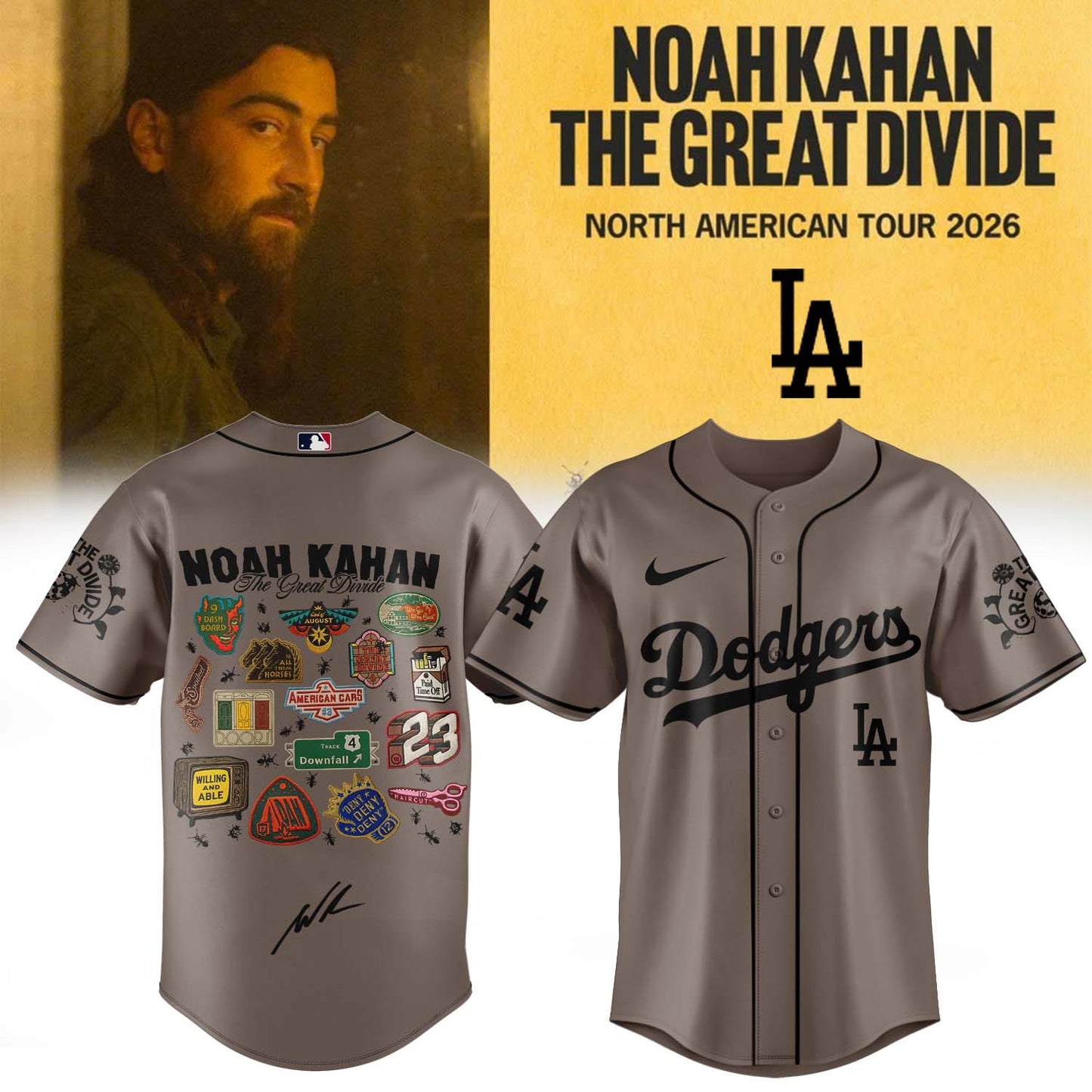 ,,MLB X Noah Kahan The Great Divide Tour Limited Edition Signature – Jersey 2-2