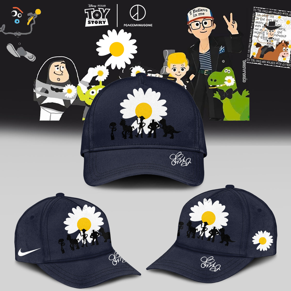 ,.G-Dragon’s PEACEMINUSONE x TOY STORY Cap