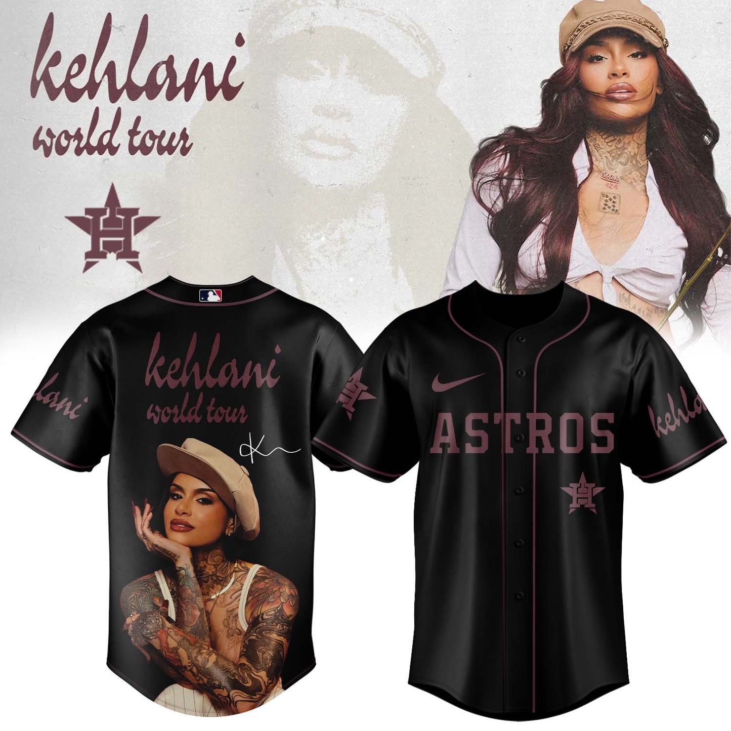 ,MLB X Kehlani World Tour Limited Edition Signature – Jersey 3