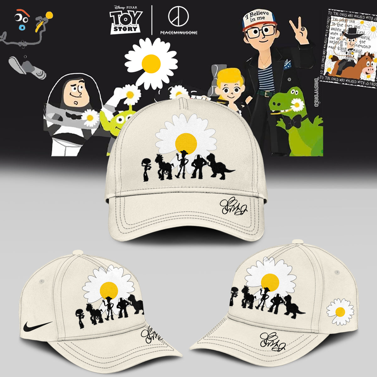 ,.G-Dragon’s PEACEMINUSONE x TOY STORY Cap