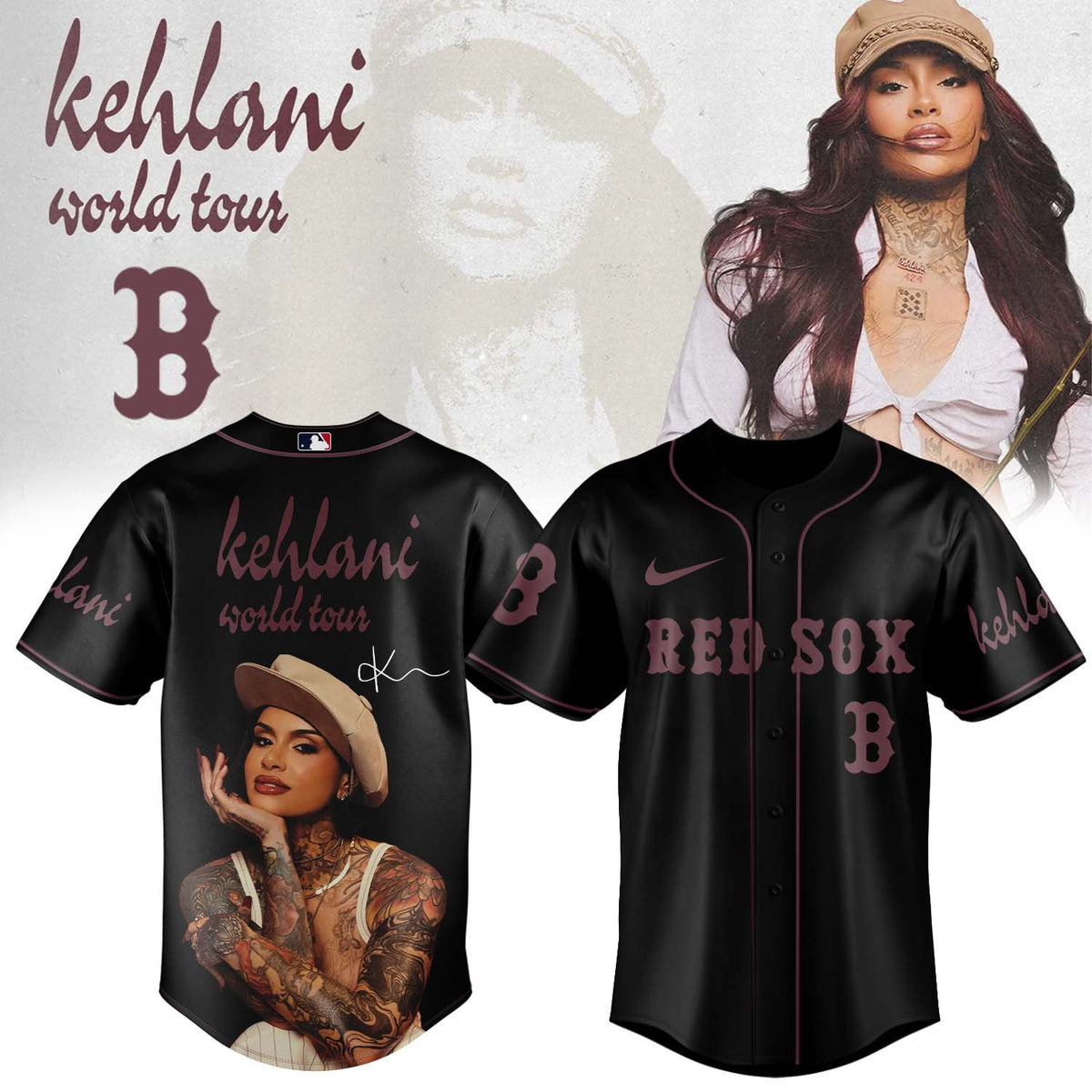 ,MLB X Kehlani World Tour Limited Edition Signature – Jersey 3