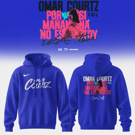 ,,,Omar Courtz “Por Si Mañana No Estoy” World Tour 2026 Signed – Hoodie
