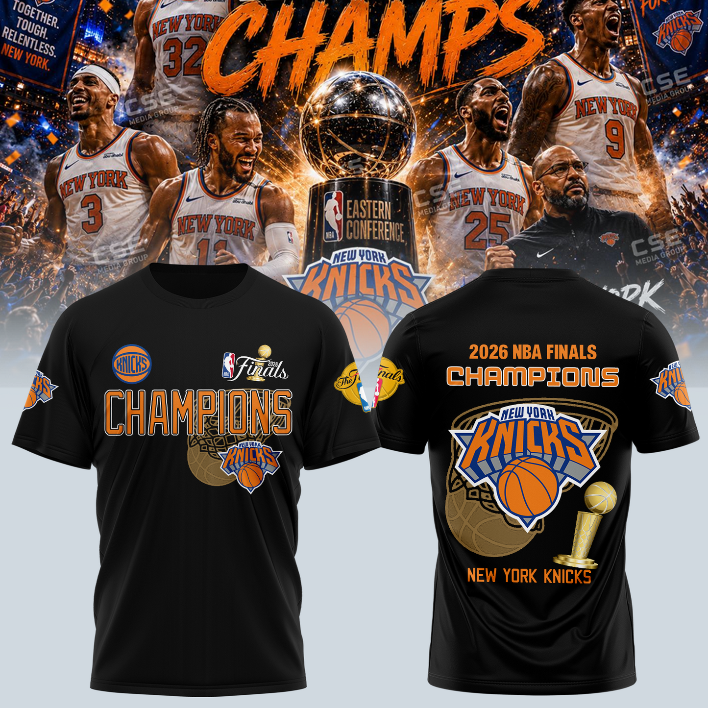 New York Knicks Champions shirt
