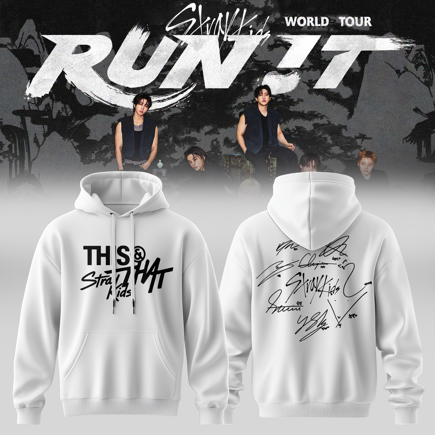 Stray Kids – RUN IT World Tour Hoodie
