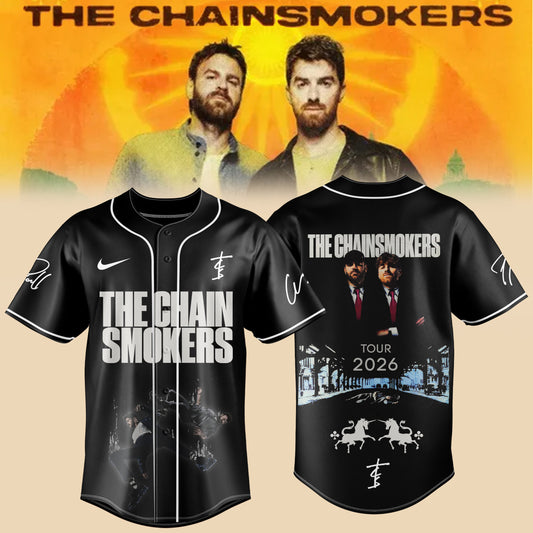 The Chainsmokers Tour 2026 Premium Baseball Jersey V2