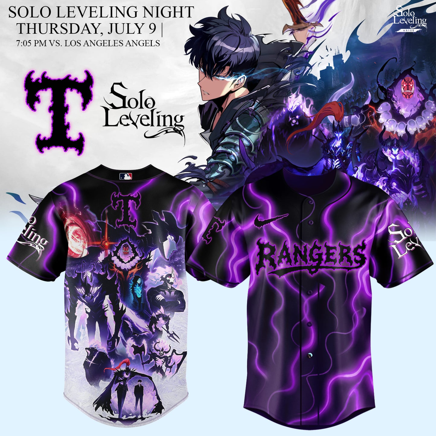 MLB ALL TEAMS x Solo Leveling Limited Jersey 1