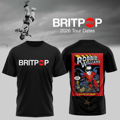 Robbie Williams BRITPOP World Tour Tshirt