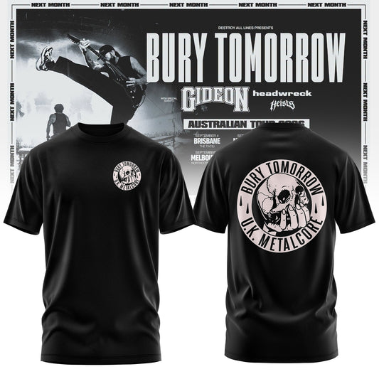 Bury Tomorrow – ‘Will You Haunt Me’ Australian Tour 2026 Limited T-Shirt