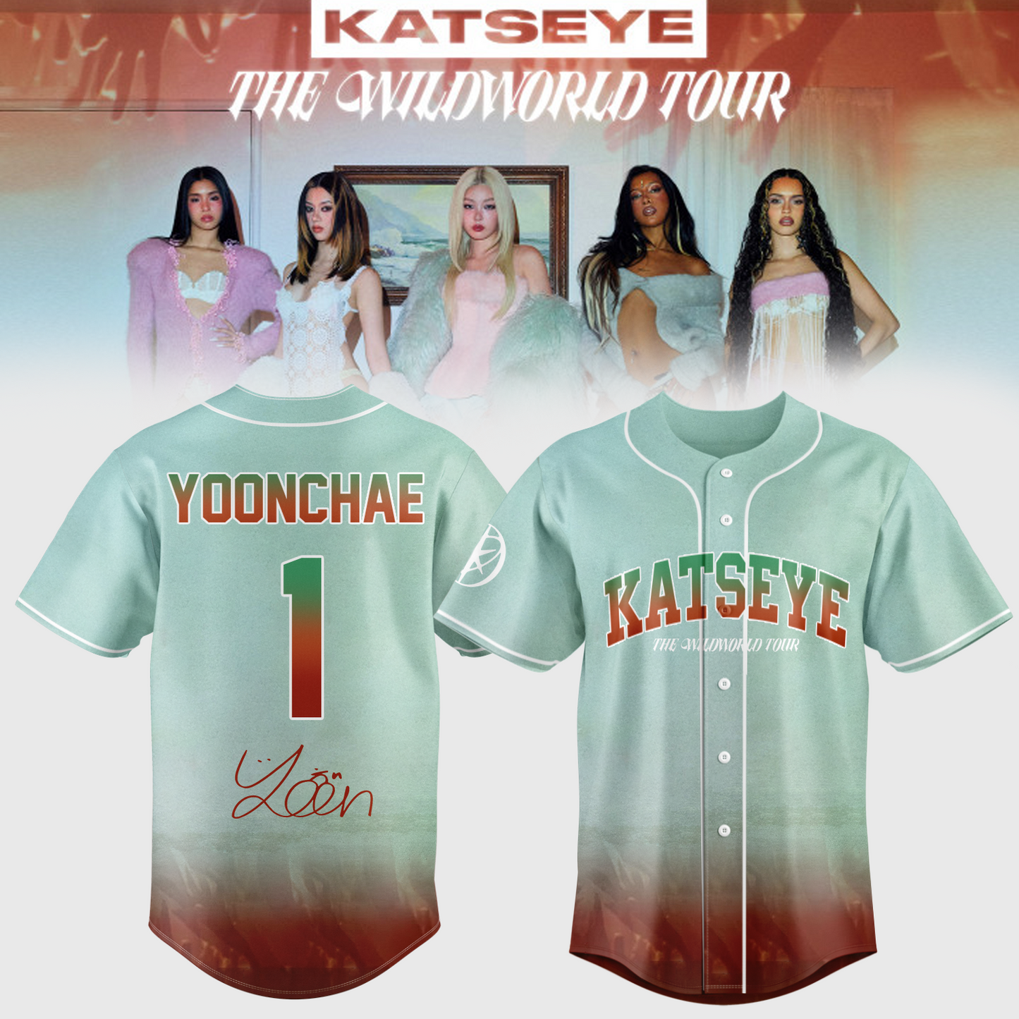 KATSEYE THE WILDWORLD TOUR Jersey