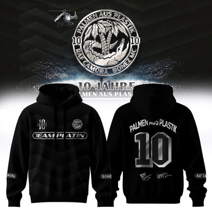 __RAF Camora & Bonez MC “10 Jahre Palmen aus Plastik Tour” . Limited Edition Signature Hoodie