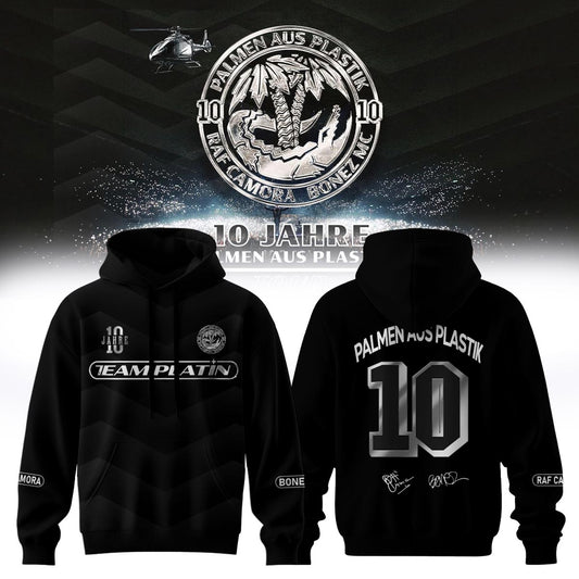 __RAF Camora &amp; Bonez MC "10 Jahre Palmen aus Plastik Tour" . Limited Edition Signature Hoodie