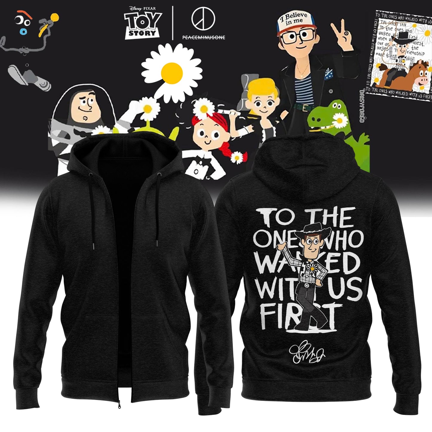 ,.G-Dragon’s PEACEMINUSONE x TOY STORY ZipHoodie