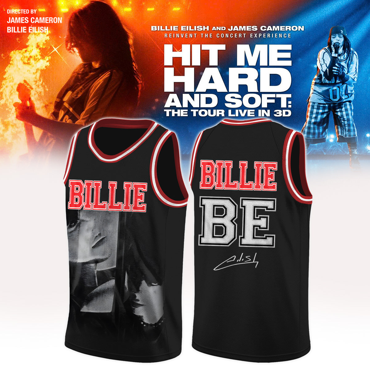 Billie Eilish HIT ME HARD AND SOFT: THE TOUR Jersey