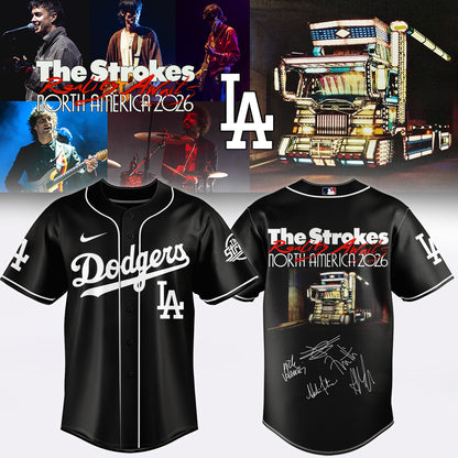 ,,MLB X The Strokes ”Reality Awaits North America 2026” Limited Edition Signature – Jersey 1