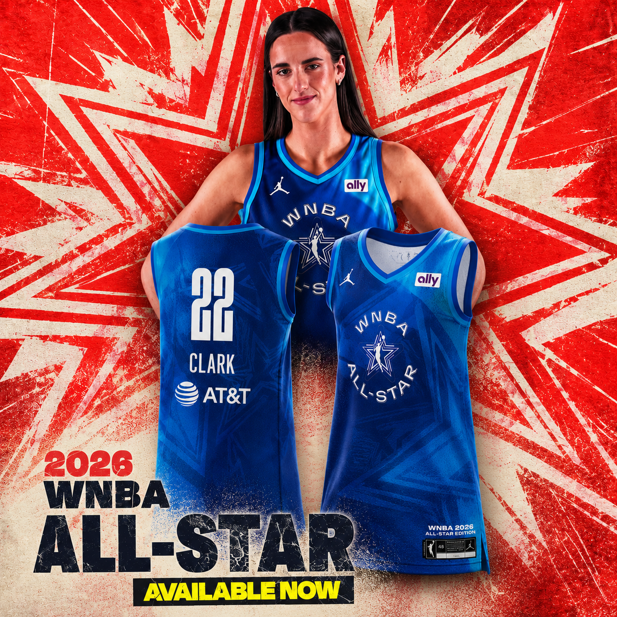 Caitlin Clark 22  All-Star 2026 Jersey Limited Edition