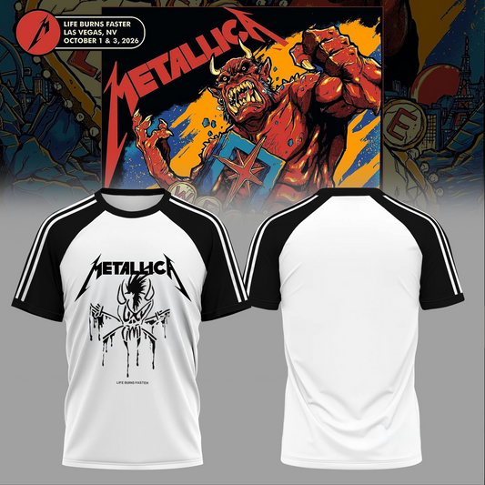 Life Burns Faster, Las Vegas - M72 World Tour T-shirt 11