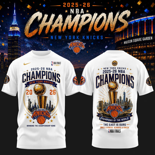 New York Knick 2026 Champions Tshirt