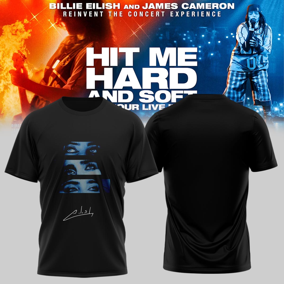 .Billie Eilish Hit Me Hard and Soft: The Tour Shirt