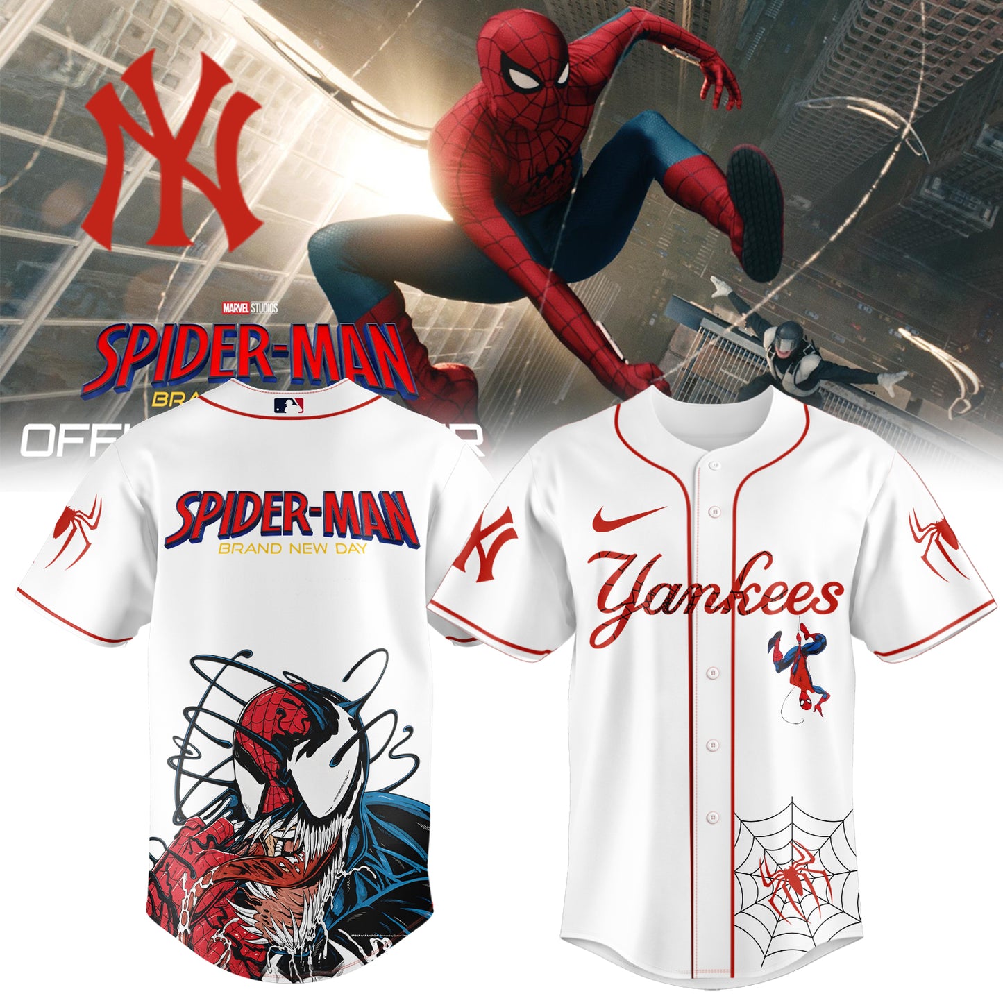 MLB ALL TEAM x Spider Man: Brand New Day Jersey