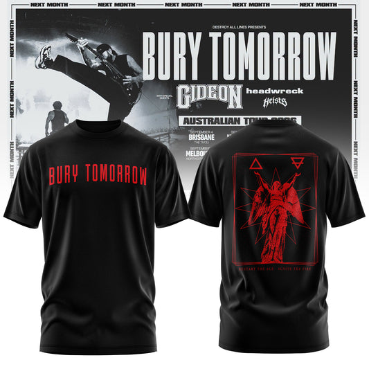 Bury Tomorrow – ‘Will You Haunt Me’ Australian Tour 2026 Limited T-Shirt
