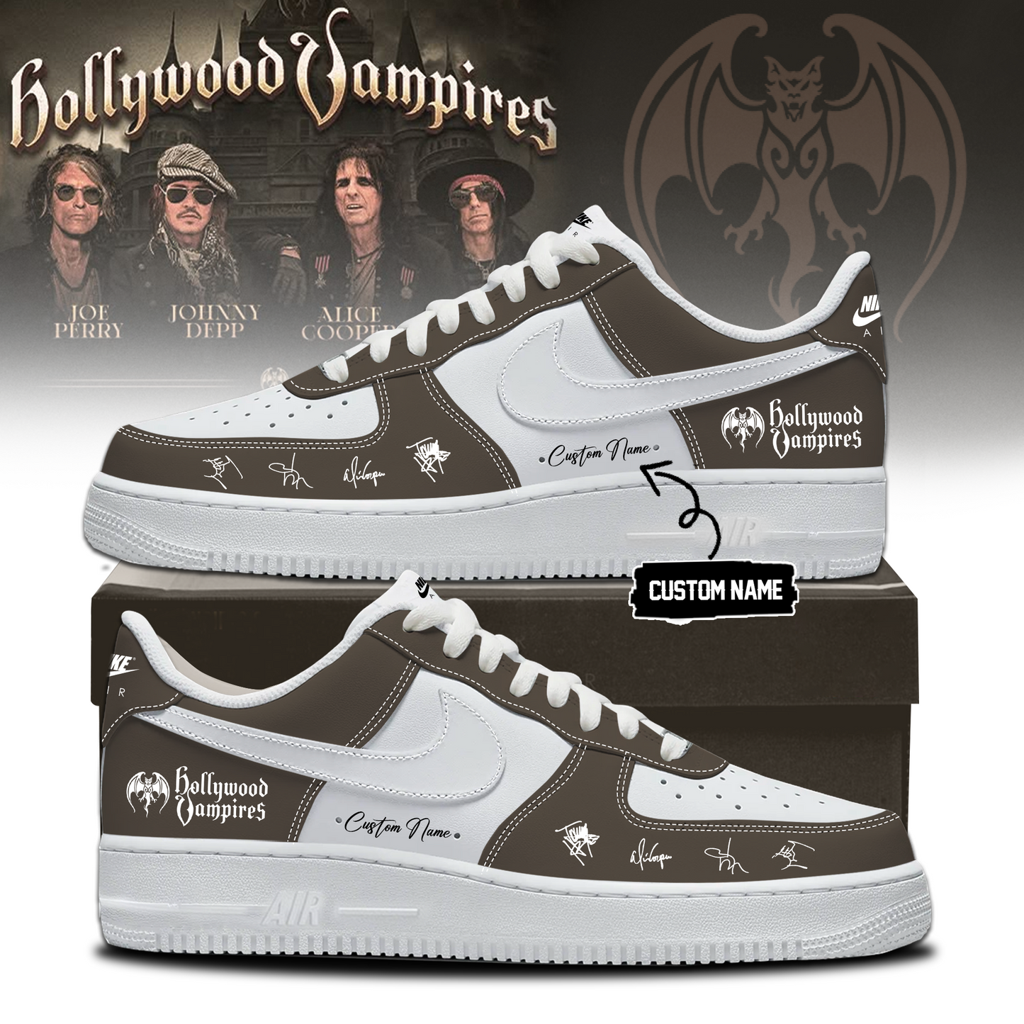 ,,Hollywood Vampires World Tour 2026 Signed – Shoes 1