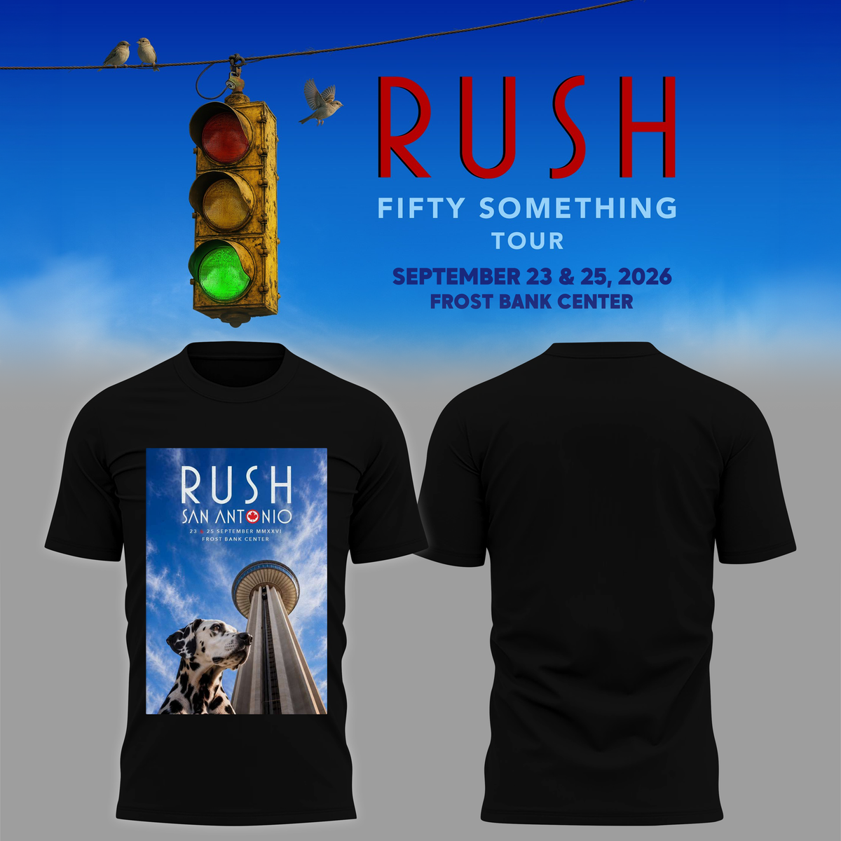 Limited Edition Fifty Something Tour 2026 T-Shirt